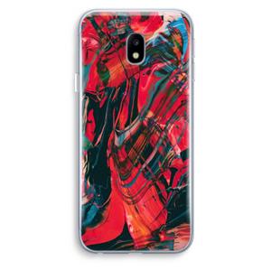 CaseCompany Endless Descent: Samsung Galaxy J3 (2017) Transparant Hoesje