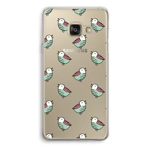 CaseCompany Vogeltjes: Samsung Galaxy A3 (2016) Transparant Hoesje