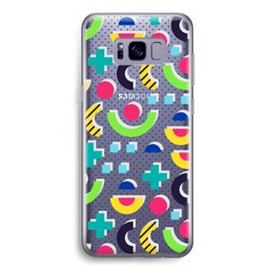 CaseCompany 8-bit N°1: Samsung Galaxy S8 Transparant Hoesje