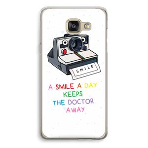 CaseCompany Smile: Samsung Galaxy A5 (2016) Transparant Hoesje