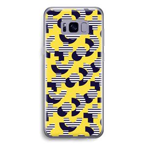 CaseCompany 8-bit N°3: Samsung Galaxy S8 Transparant Hoesje