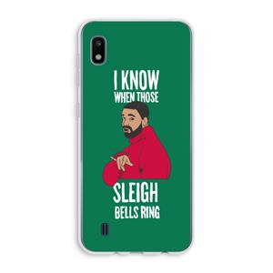 CaseCompany Sleigh Bells Ring: Samsung Galaxy A10 Transparant Hoesje