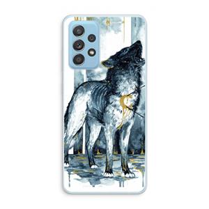 CaseCompany Bleeding Soul: Samsung Galaxy A73 Transparant Hoesje