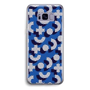 CaseCompany 8-bit N°5: Samsung Galaxy S8 Transparant Hoesje