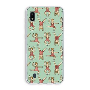 CaseCompany Gymboys: Samsung Galaxy A10 Transparant Hoesje