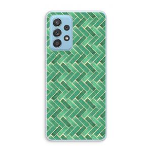 CaseCompany Moroccan tiles 2: Samsung Galaxy A73 Transparant Hoesje