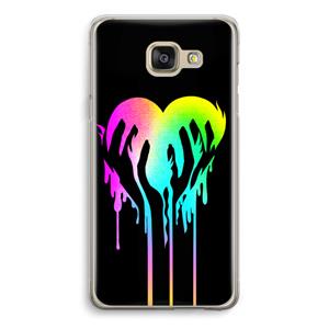 CaseCompany Hold My Heart: Samsung Galaxy A5 (2016) Transparant Hoesje