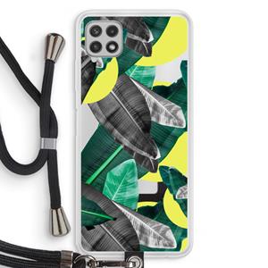 CaseCompany Fantasie jungle: Samsung Galaxy A22 4G Transparant Hoesje met koord