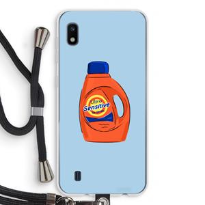 CaseCompany Ultra Sensitive: Samsung Galaxy A10 Transparant Hoesje met koord