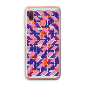 CaseCompany Skew Blush 3: Samsung Galaxy A20e Transparant Hoesje