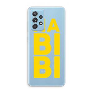 CaseCompany Habibi Majorelle : Samsung Galaxy A73 Transparant Hoesje