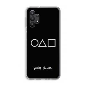 CaseCompany Squid Game: Samsung Galaxy A32 5G Transparant Hoesje