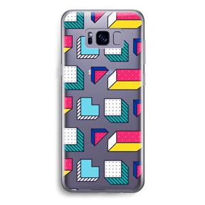 CaseCompany 8-bit N°7: Samsung Galaxy S8 Transparant Hoesje