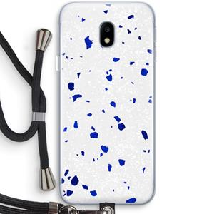 CaseCompany Terrazzo N°5: Samsung Galaxy J3 (2017) Transparant Hoesje met koord