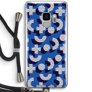 CaseCompany 8-bit N°5: Samsung Galaxy S9 Transparant Hoesje met koord