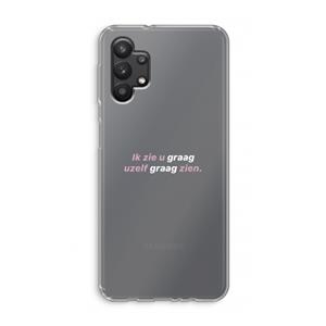 CaseCompany uzelf graag zien: Samsung Galaxy A32 5G Transparant Hoesje
