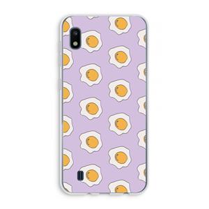 CaseCompany Bacon to my eggs #1: Samsung Galaxy A10 Transparant Hoesje