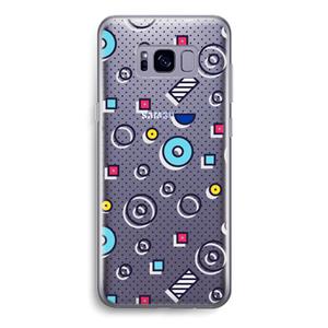 CaseCompany 8-bit N°9: Samsung Galaxy S8 Transparant Hoesje