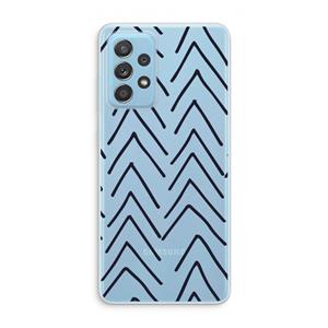 CaseCompany Marrakech Arrows: Samsung Galaxy A73 Transparant Hoesje