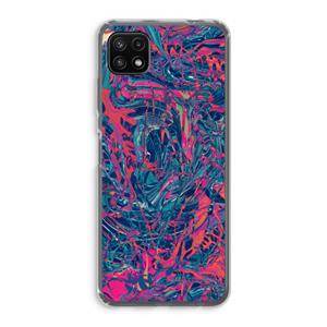 CaseCompany Sleeping Dreams: Samsung Galaxy A22 5G Transparant Hoesje