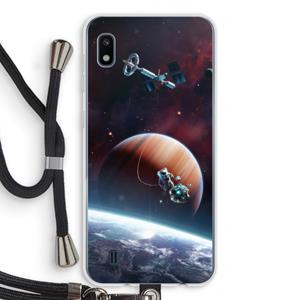 CaseCompany Examiner: Samsung Galaxy A10 Transparant Hoesje met koord
