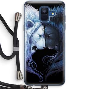CaseCompany Brotherhood: Samsung Galaxy A6 (2018) Transparant Hoesje met koord