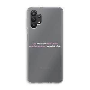 CaseCompany uw waarde daalt niet: Samsung Galaxy A32 5G Transparant Hoesje