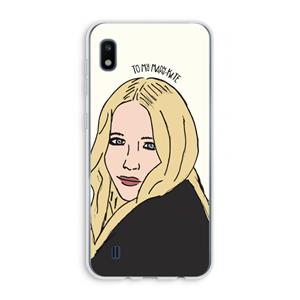 CaseCompany Mary Kate: Samsung Galaxy A10 Transparant Hoesje