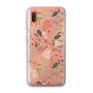 CaseCompany Sweet little flowers: Samsung Galaxy A20e Transparant Hoesje