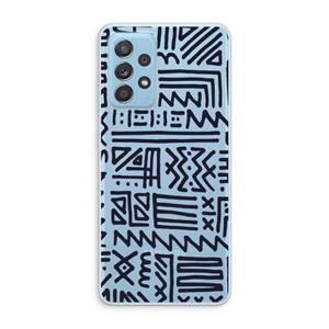 CaseCompany Marrakech print: Samsung Galaxy A73 Transparant Hoesje