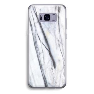 CaseCompany Gestreepte marmer: Samsung Galaxy S8 Transparant Hoesje