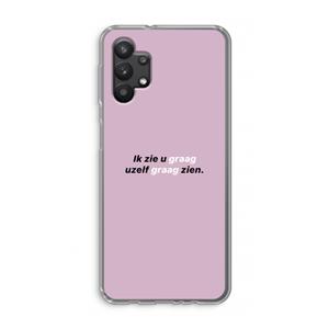 CaseCompany uzelf graag zien: Samsung Galaxy A32 5G Transparant Hoesje