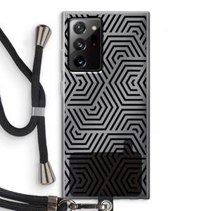 CaseCompany Magic pattern: Samsung Galaxy Note 20 Ultra / Note 20 Ultra 5G Transparant Hoesje met koord