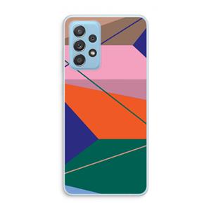 CaseCompany Gestalte 1: Samsung Galaxy A73 Transparant Hoesje