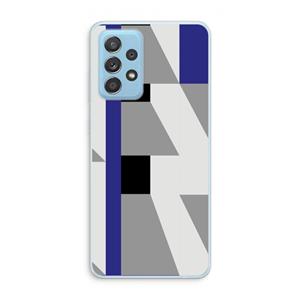 CaseCompany Gestalte 2: Samsung Galaxy A73 Transparant Hoesje