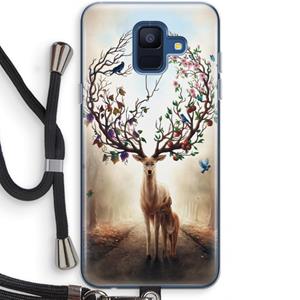 CaseCompany Seasons Change: Samsung Galaxy A6 (2018) Transparant Hoesje met koord