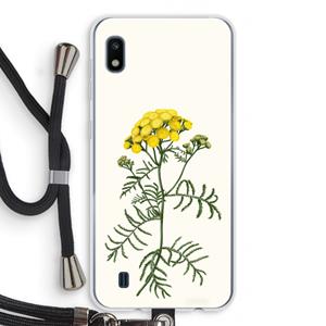 CaseCompany Tansy: Samsung Galaxy A10 Transparant Hoesje met koord