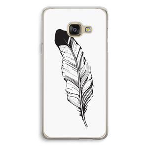 CaseCompany Pluim: Samsung Galaxy A3 (2016) Transparant Hoesje