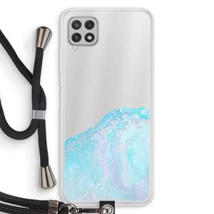 CaseCompany Fantasie pastel: Samsung Galaxy A22 4G Transparant Hoesje met koord
