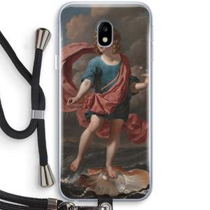 CaseCompany Soap Bubbles: Samsung Galaxy J3 (2017) Transparant Hoesje met koord