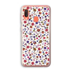CaseCompany Planets Space: Samsung Galaxy A20e Transparant Hoesje