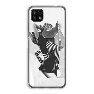 CaseCompany House: Samsung Galaxy A22 5G Transparant Hoesje