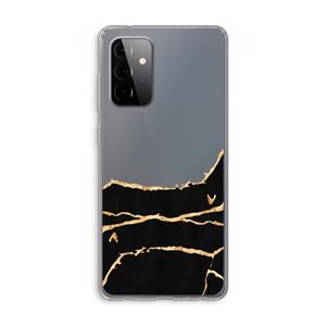 CaseCompany Gouden marmer: Samsung Galaxy A72 Transparant Hoesje