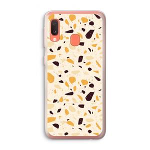CaseCompany Terrazzo N°13: Samsung Galaxy A20e Transparant Hoesje