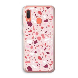 CaseCompany Terrazzo N°15: Samsung Galaxy A20e Transparant Hoesje