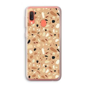 CaseCompany Terrazzo N°17: Samsung Galaxy A20e Transparant Hoesje