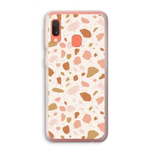 CaseCompany Terrazzo N°18: Samsung Galaxy A20e Transparant Hoesje