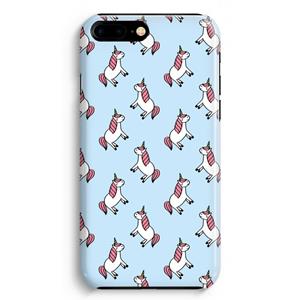 CaseCompany Eenhoorns overal: iPhone 8 Plus Volledig Geprint Hoesje