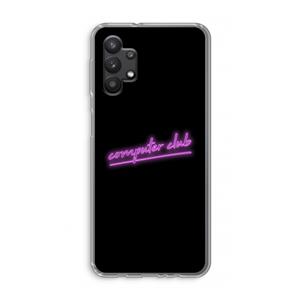 CaseCompany Vice Black: Samsung Galaxy A32 5G Transparant Hoesje