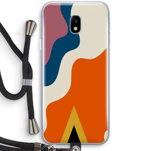 CaseCompany Noor A: Samsung Galaxy J3 (2017) Transparant Hoesje met koord